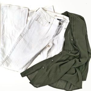 American Eagle Skinny Kicker Jeans